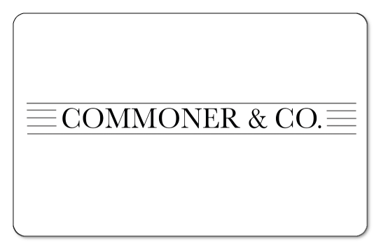 commoner and co logo on white background